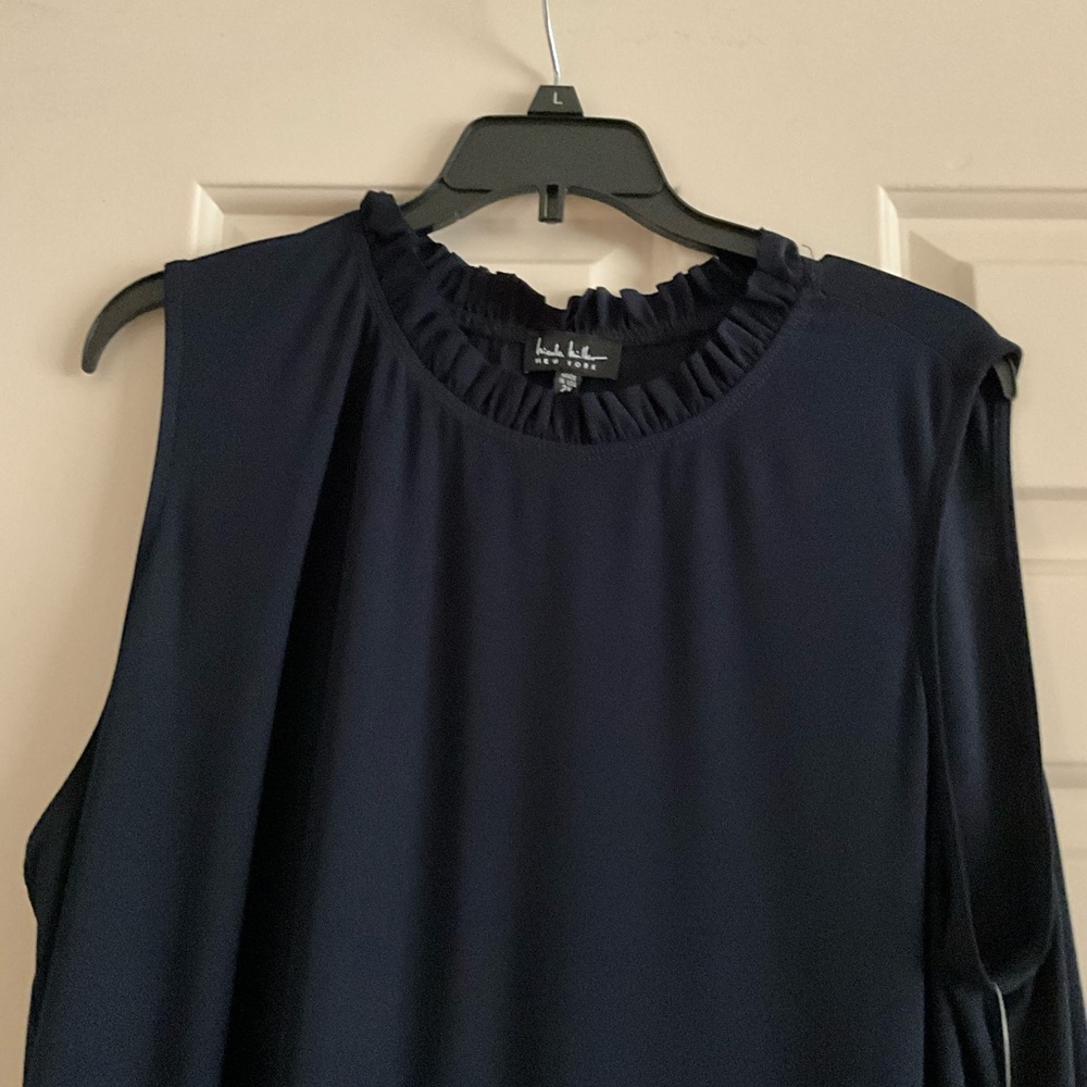 Comfy dark blue dress